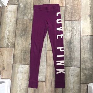 PINK sleep leggings!